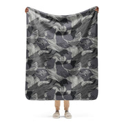 Brushstroke Urban Rhodesian CAMO Sherpa Blanket - 50″×60″