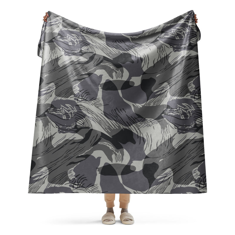 Brushstroke Urban Rhodesian CAMO Sherpa Blanket - 60″×80″