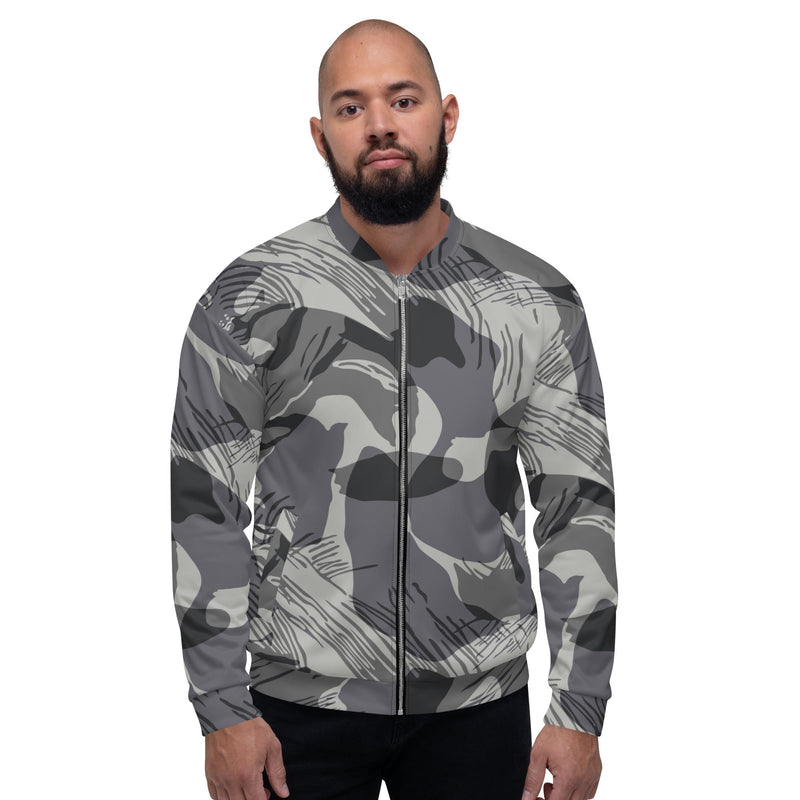 Brushstroke Urban Rhodesian CAMO Unisex Bomber Jacket