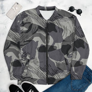 Brushstroke Urban Rhodesian CAMO Unisex Bomber Jacket - XS