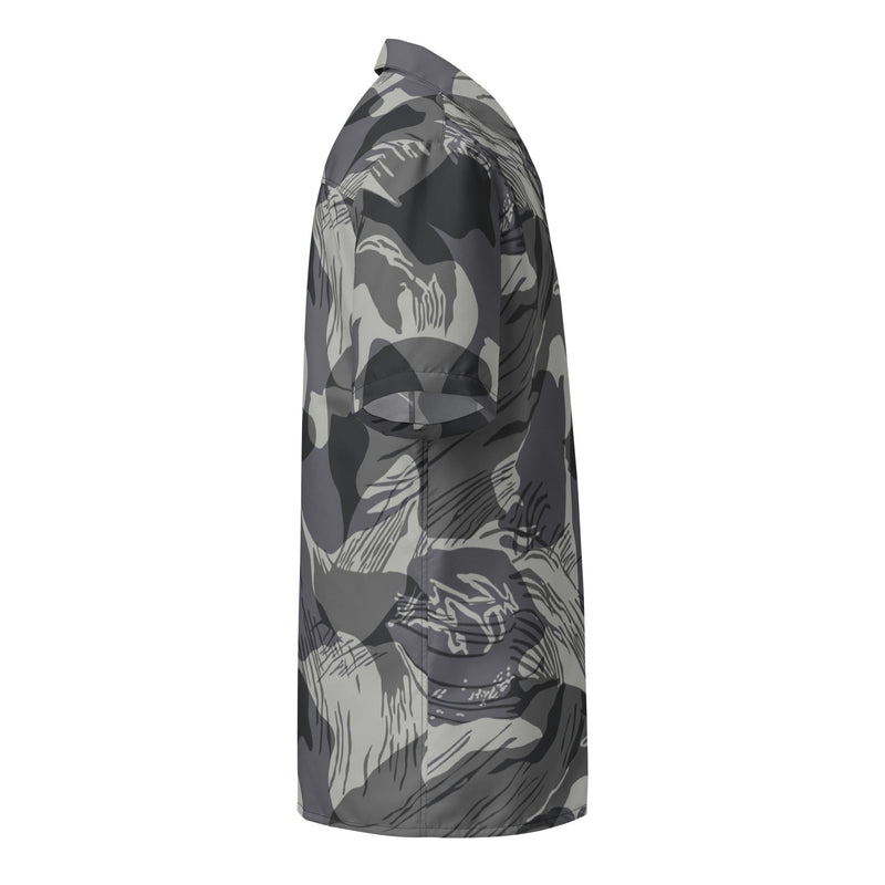 Brushstroke Urban Rhodesian CAMO Unisex Short-Sleeve Button Shirt - Button-Up