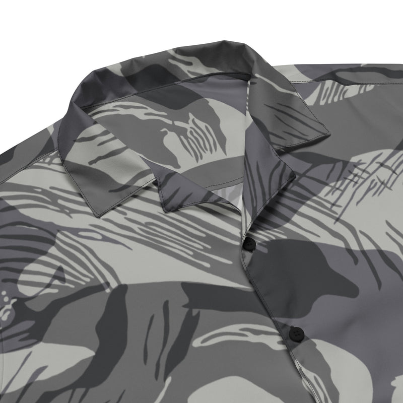 Brushstroke Urban Rhodesian CAMO Unisex Short-Sleeve Button Shirt - Button-Up