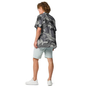 Brushstroke Urban Rhodesian CAMO Unisex Short-Sleeve Button Shirt - Button-Up