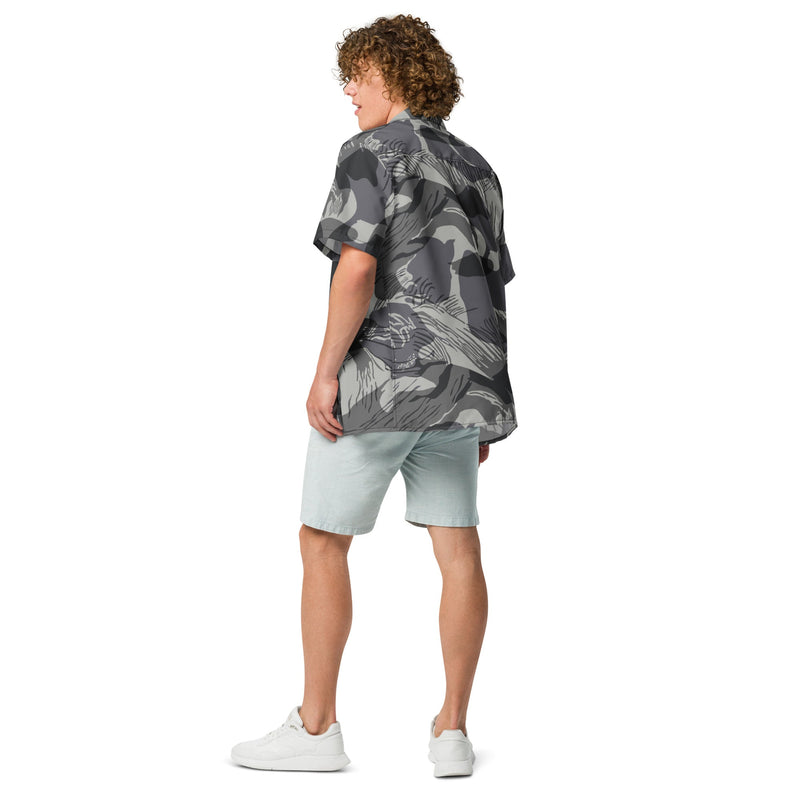 Brushstroke Urban Rhodesian CAMO Unisex Short-Sleeve Button Shirt - Button-Up