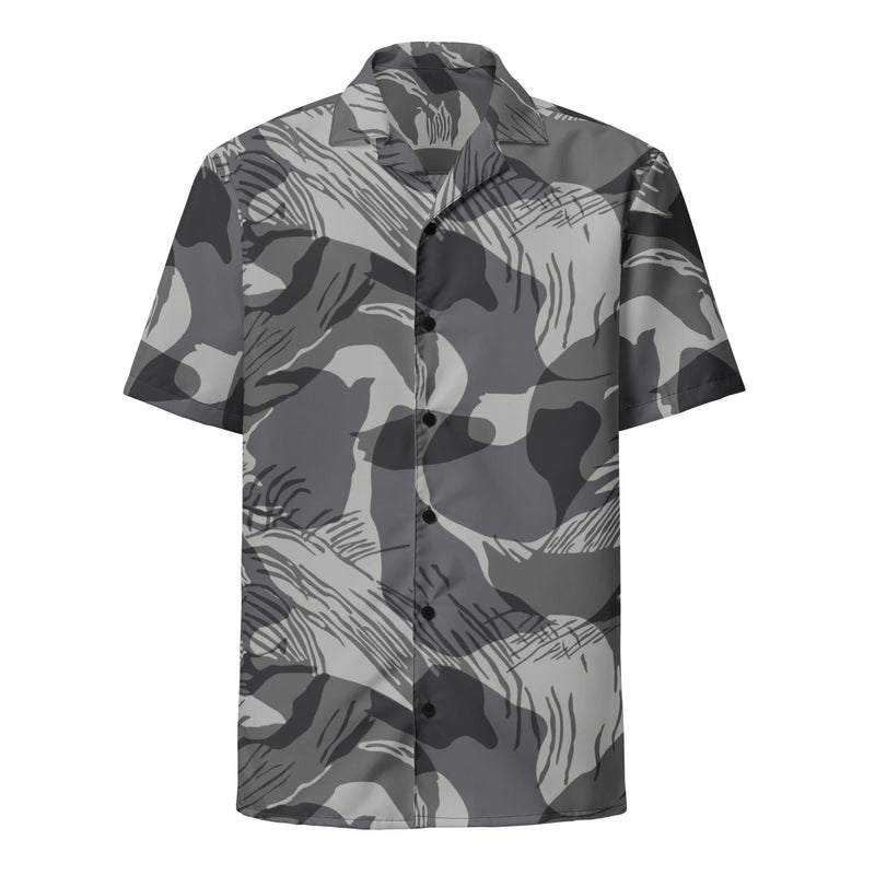 Brushstroke Urban Rhodesian CAMO Unisex Short-Sleeve Button Shirt - Button-Up