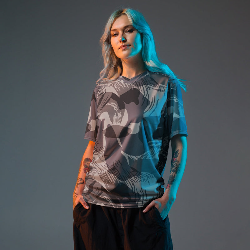 Brushstroke Urban Rhodesian CAMO Unisex Sports Jersey