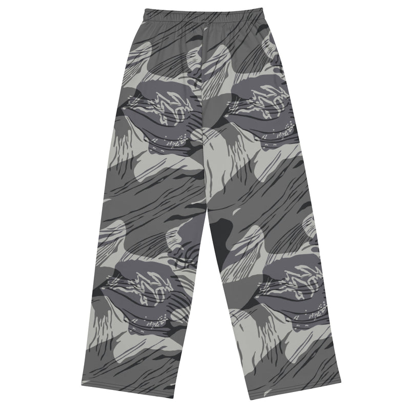 Brushstroke Urban Rhodesian CAMO Unisex Wide-Leg Leisure Pants - Pant