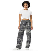 Brushstroke Urban Rhodesian CAMO Unisex Wide-Leg Leisure Pants - Pant