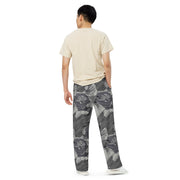 Brushstroke Urban Rhodesian CAMO Unisex Wide-Leg Leisure Pants - Pant