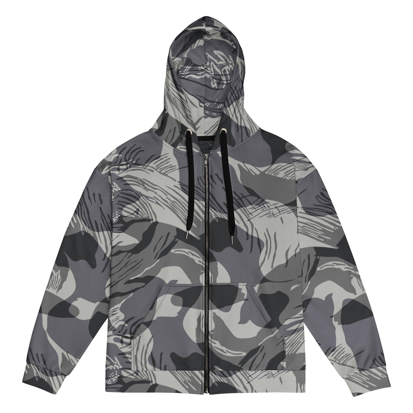 Rhodesian Brushstroke Urban CAMO Unisex zip hoodie - 2XS - Zip Hoodies