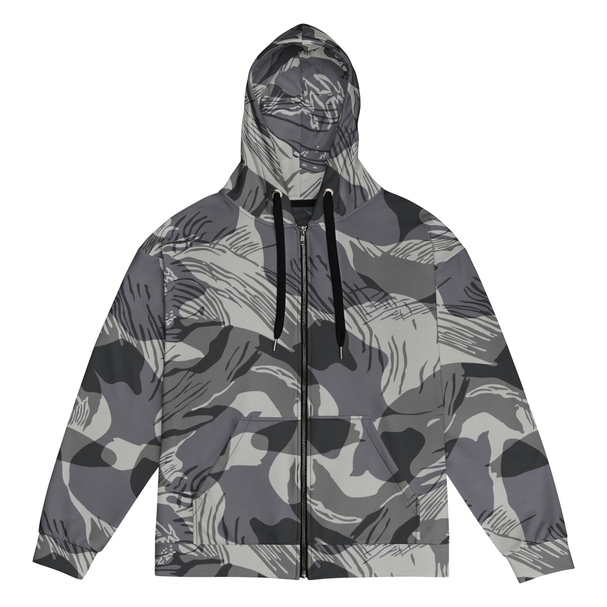Rhodesian Brushstroke Urban CAMO Unisex zip hoodie - 2XS - Zip Hoodies