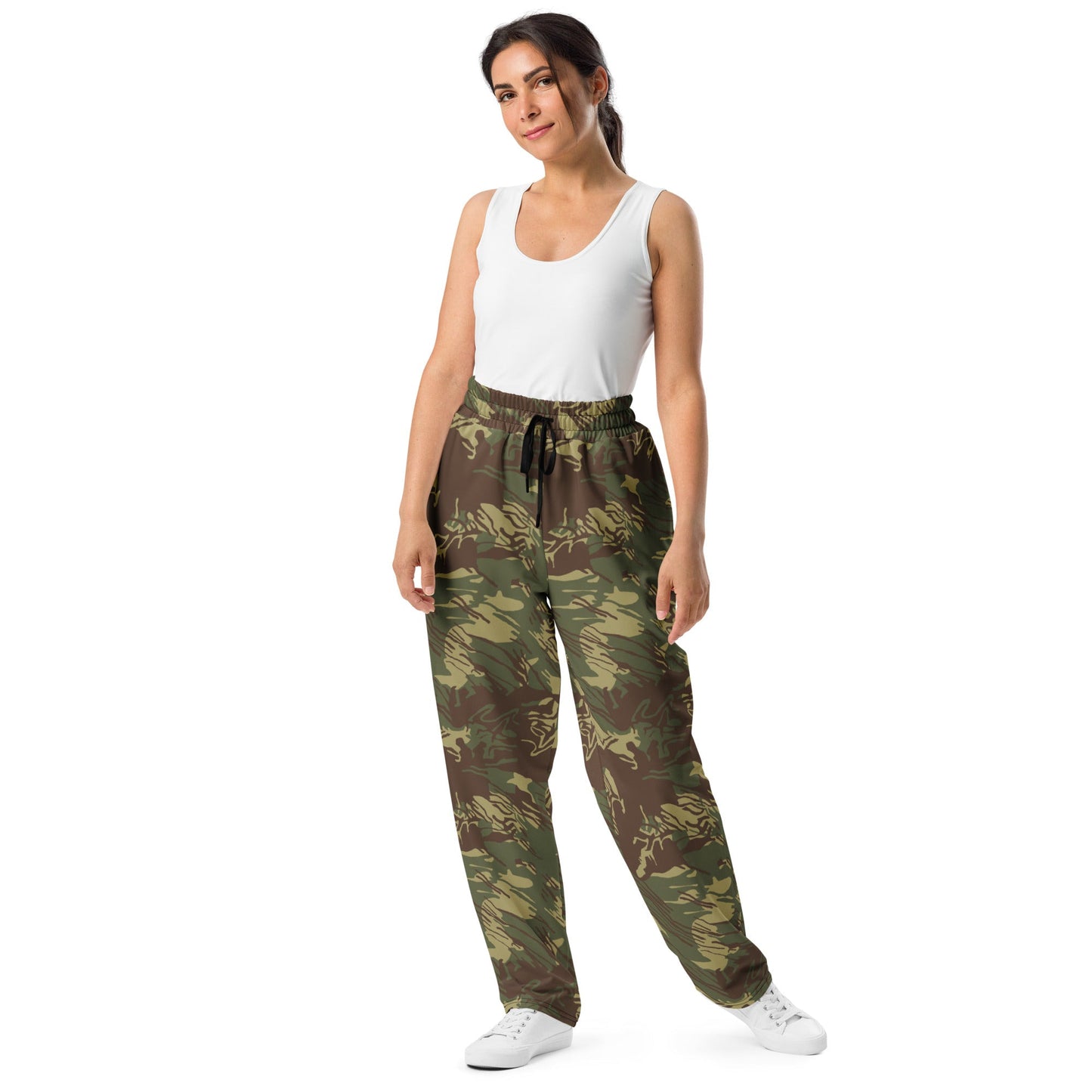 Rhodesian Brushstroke CAMO Wide-leg joggers - Joggers