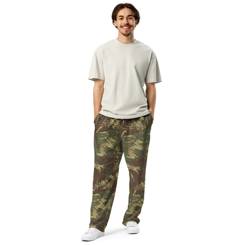 Brushstroke Rhodesian CAMO Unisex Wide-Leg Joggers