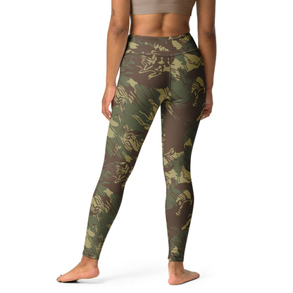 Rhodesian Brushstroke CAMO Yoga Leggings - Womens
