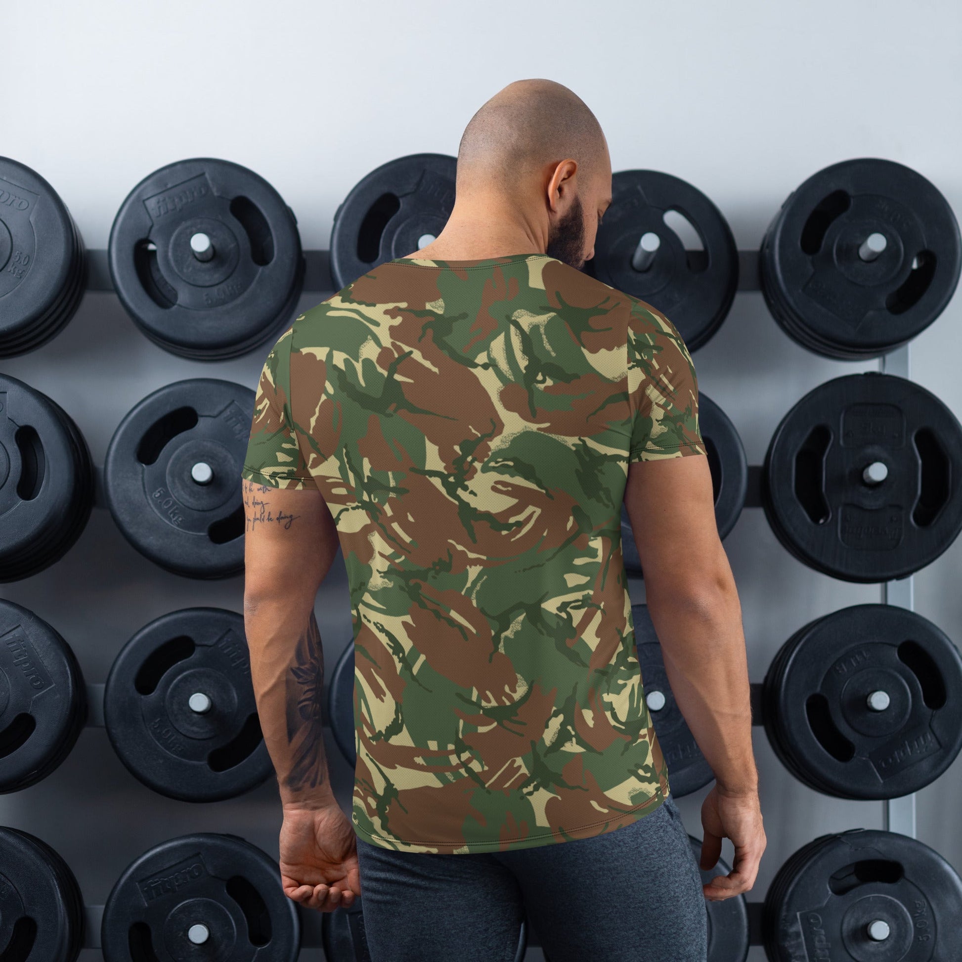 Rhodesian DPM CAMO Mens athletic t-shirt - Athletic T-Shirts
