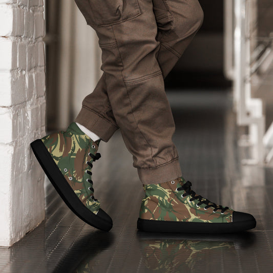 Rhodesian DPM CAMO Mens high top canvas shoes - 5 - High Top Canvas Shoes