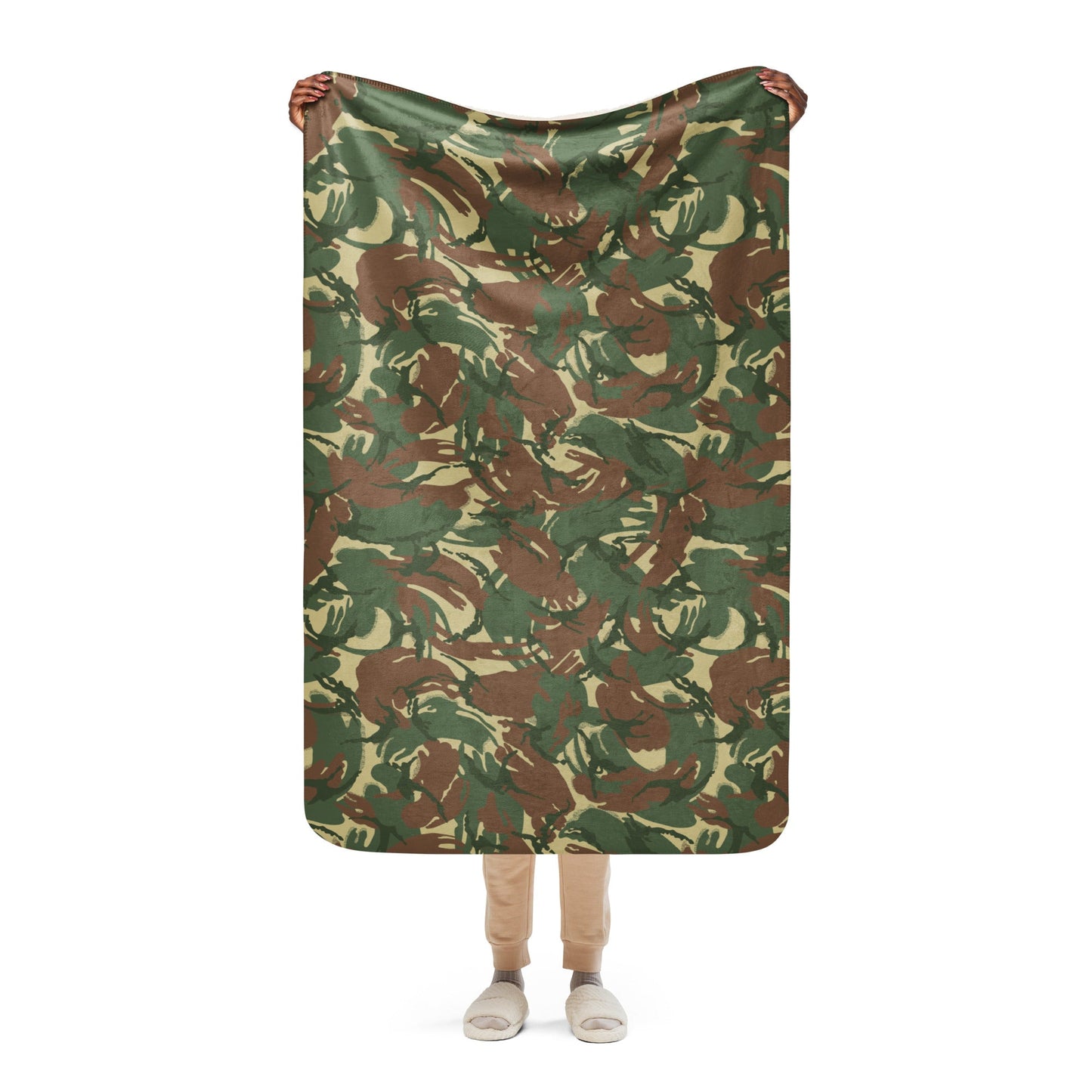 Rhodesian DPM CAMO Sherpa blanket - 37″×57″ - Blankets