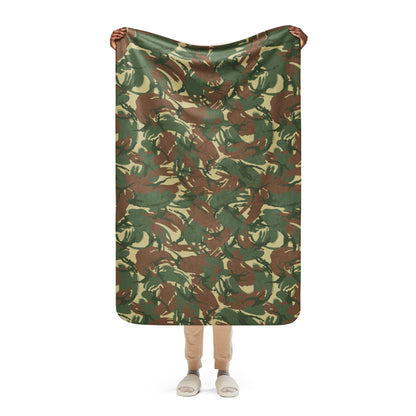 Rhodesian DPM CAMO Sherpa blanket - 37″×57″ - Blankets