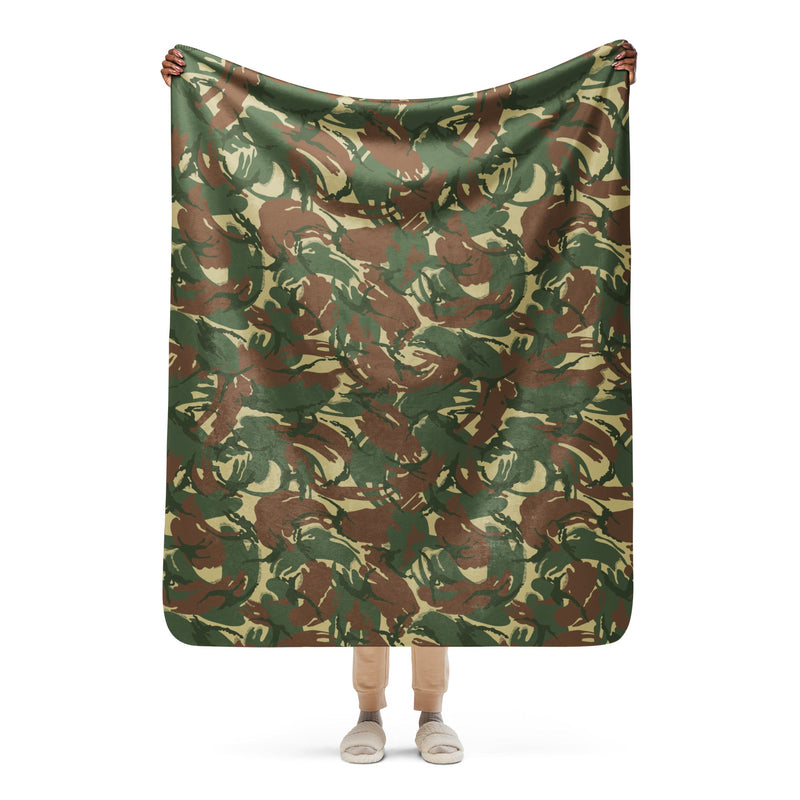 DPM Rhodesian CAMO Sherpa Blanket - 50″×60″