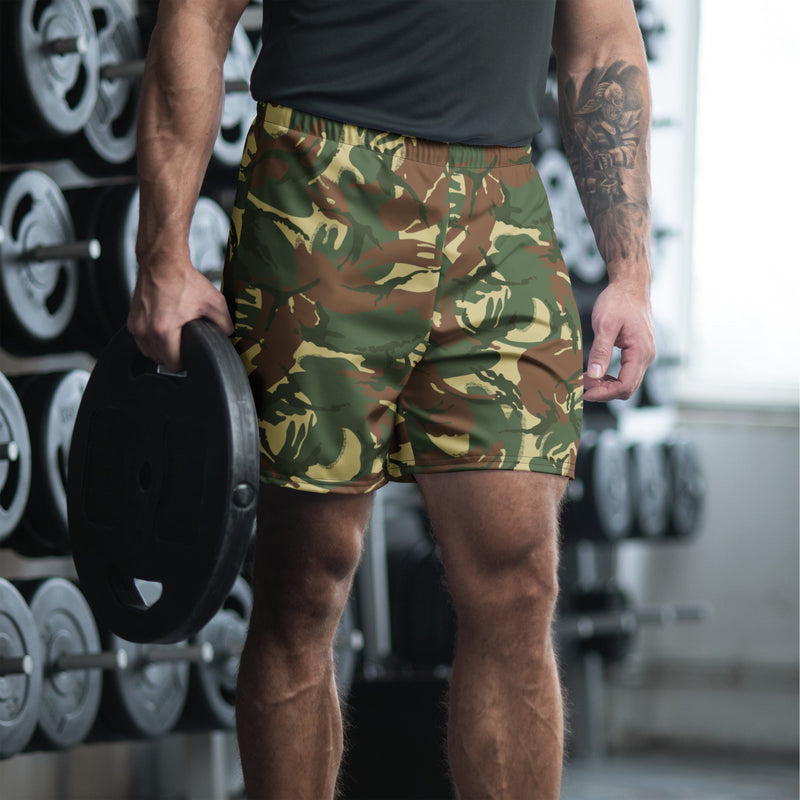 DPM Rhodesian CAMO Unisex Athletic Long Shorts - 2XS