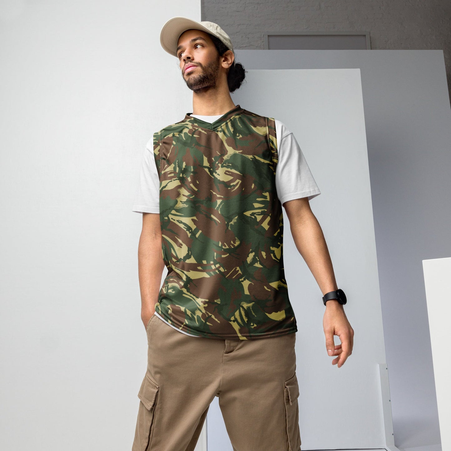 Rhodesian DPM CAMO unisex basketball jersey - 2XS - Basketball Jerseys