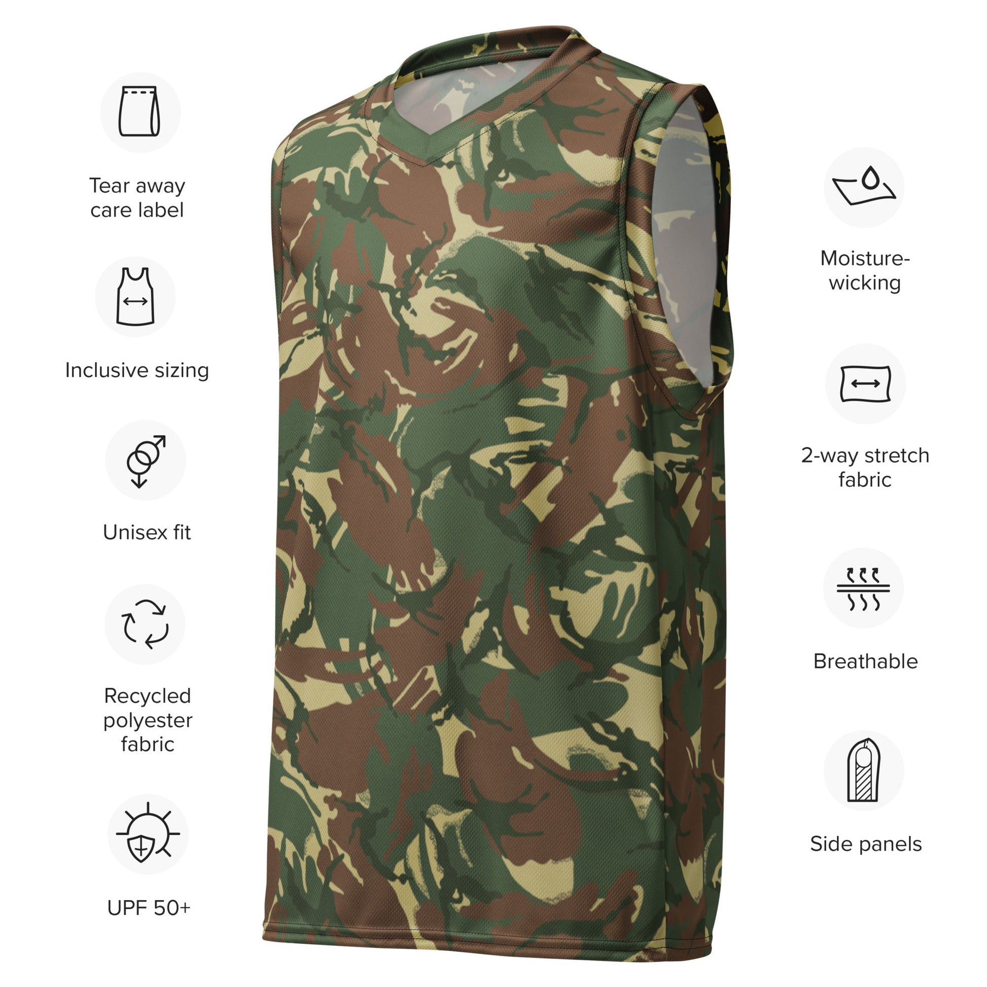 Rhodesian DPM CAMO unisex basketball jersey - Basketball Jerseys