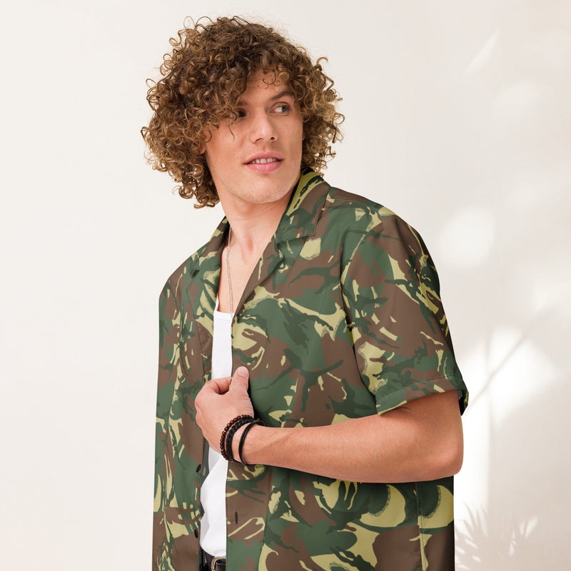 DPM Rhodesian CAMO Unisex Short-Sleeve Button Shirt - Button-Up