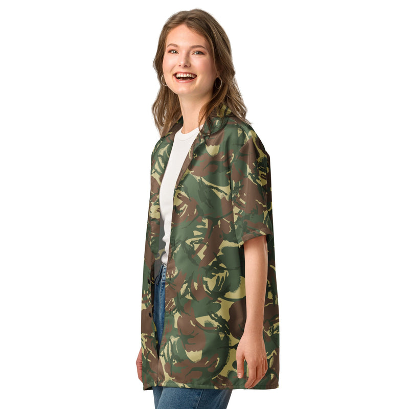 DPM Rhodesian CAMO Unisex Short-Sleeve Button Shirt - Button-Up