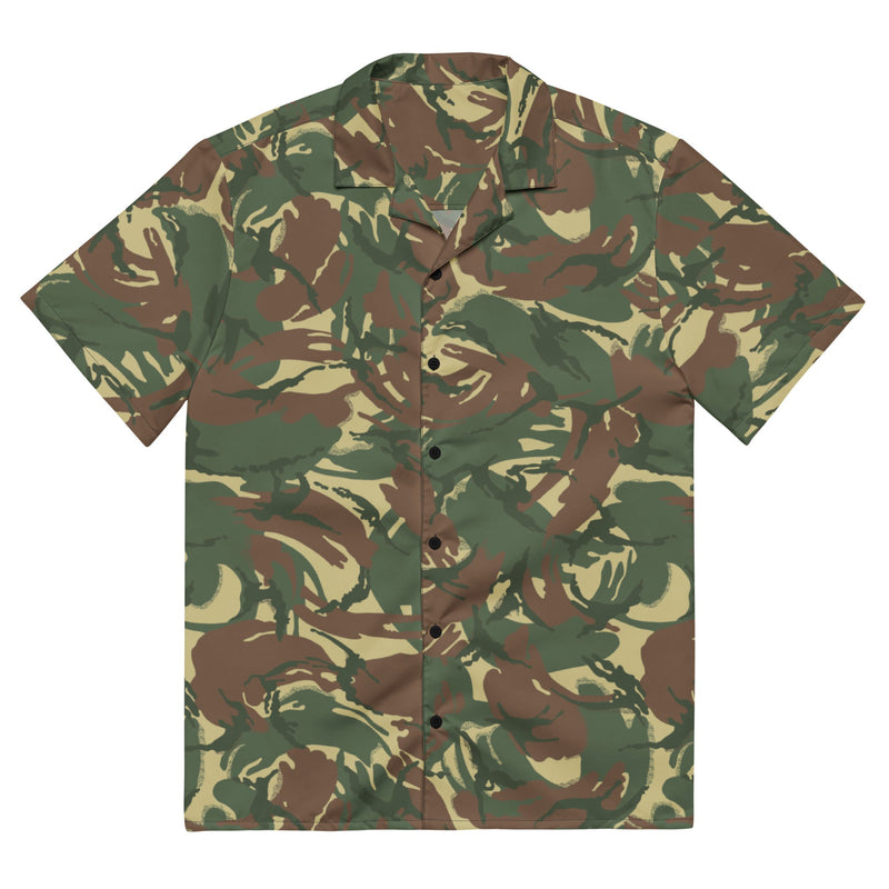 DPM Rhodesian CAMO Unisex Short-Sleeve Button Shirt - 2XS - Button-Up
