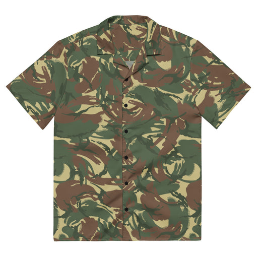 DPM Rhodesian CAMO Unisex Short-Sleeve Button Shirt - 2XS - Button-Up