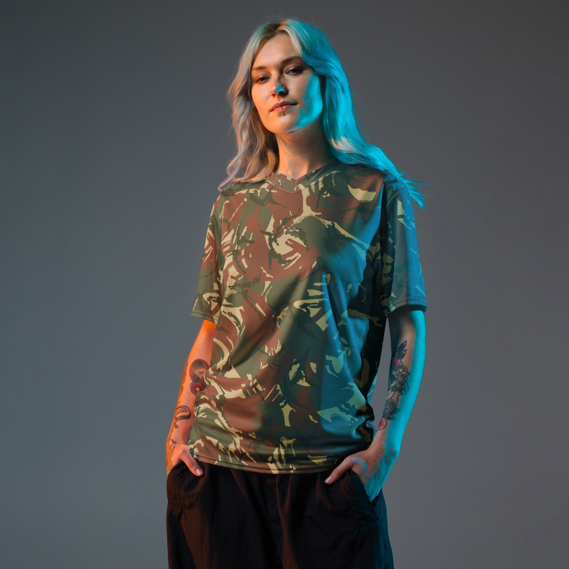 Rhodesian DPM CAMO unisex sports jersey - Sports Jerseys