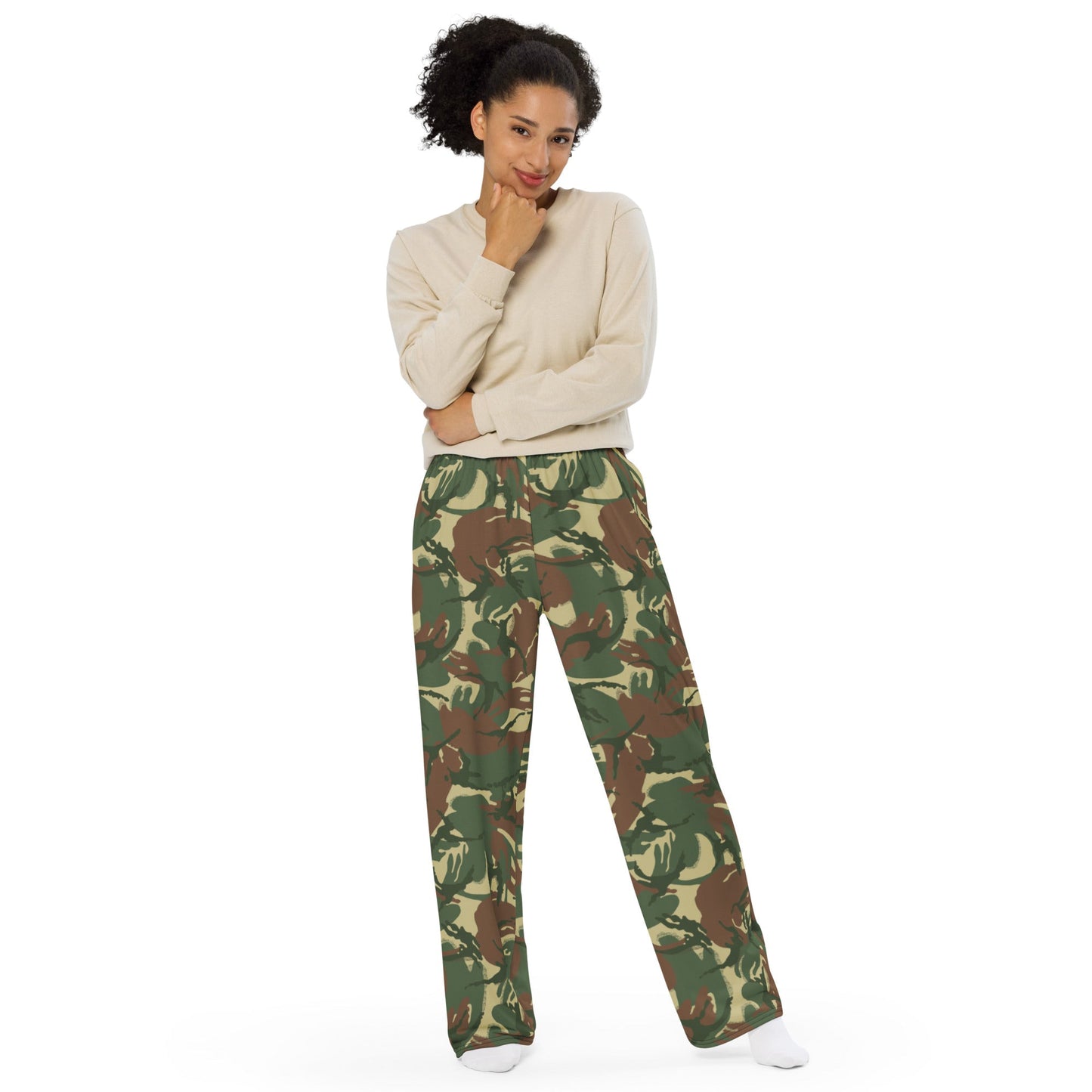 Rhodesian DPM CAMO Unisex Wide-Leg Leisure Pants