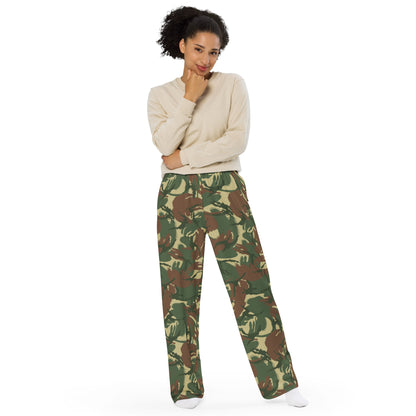 Rhodesian DPM CAMO Unisex Wide-Leg Leisure Pants