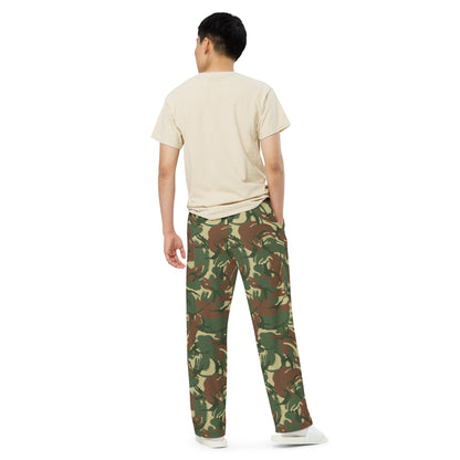 Rhodesian DPM CAMO Unisex Wide-Leg Leisure Pants