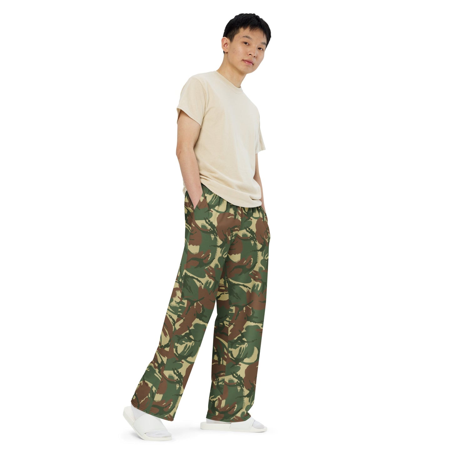 Rhodesian DPM CAMO Unisex Wide-Leg Leisure Pants