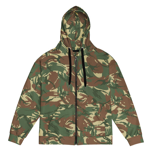 Rhodesian DPM CAMO Unisex zip hoodie - 2XS - Zip Hoodies