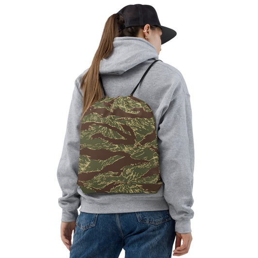 Rhodesian Tiger Stripe CAMO Drawstring Bag - Bags