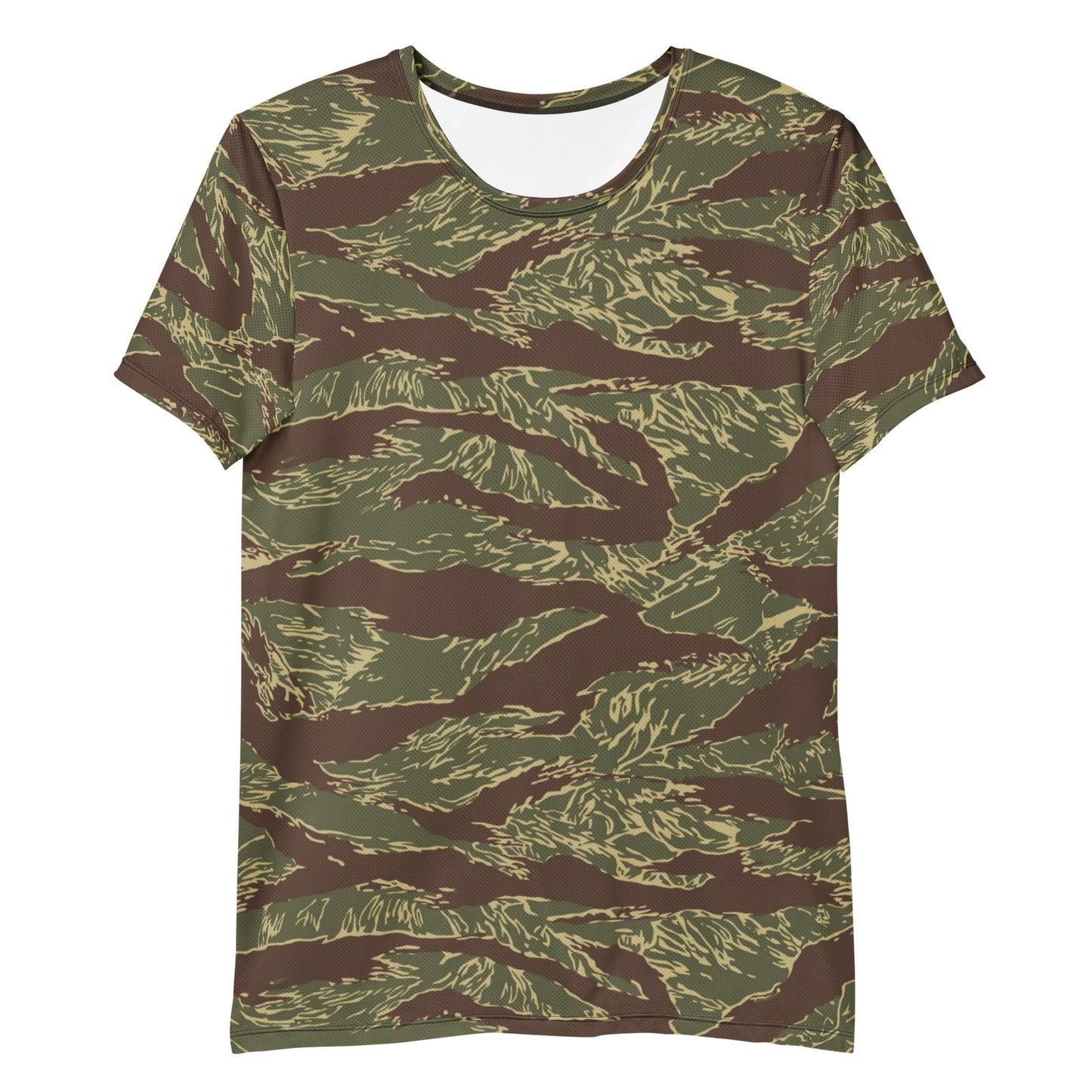 Rhodesian Tiger Stripe CAMO Mens athletic t-shirt - Athletic T-Shirts