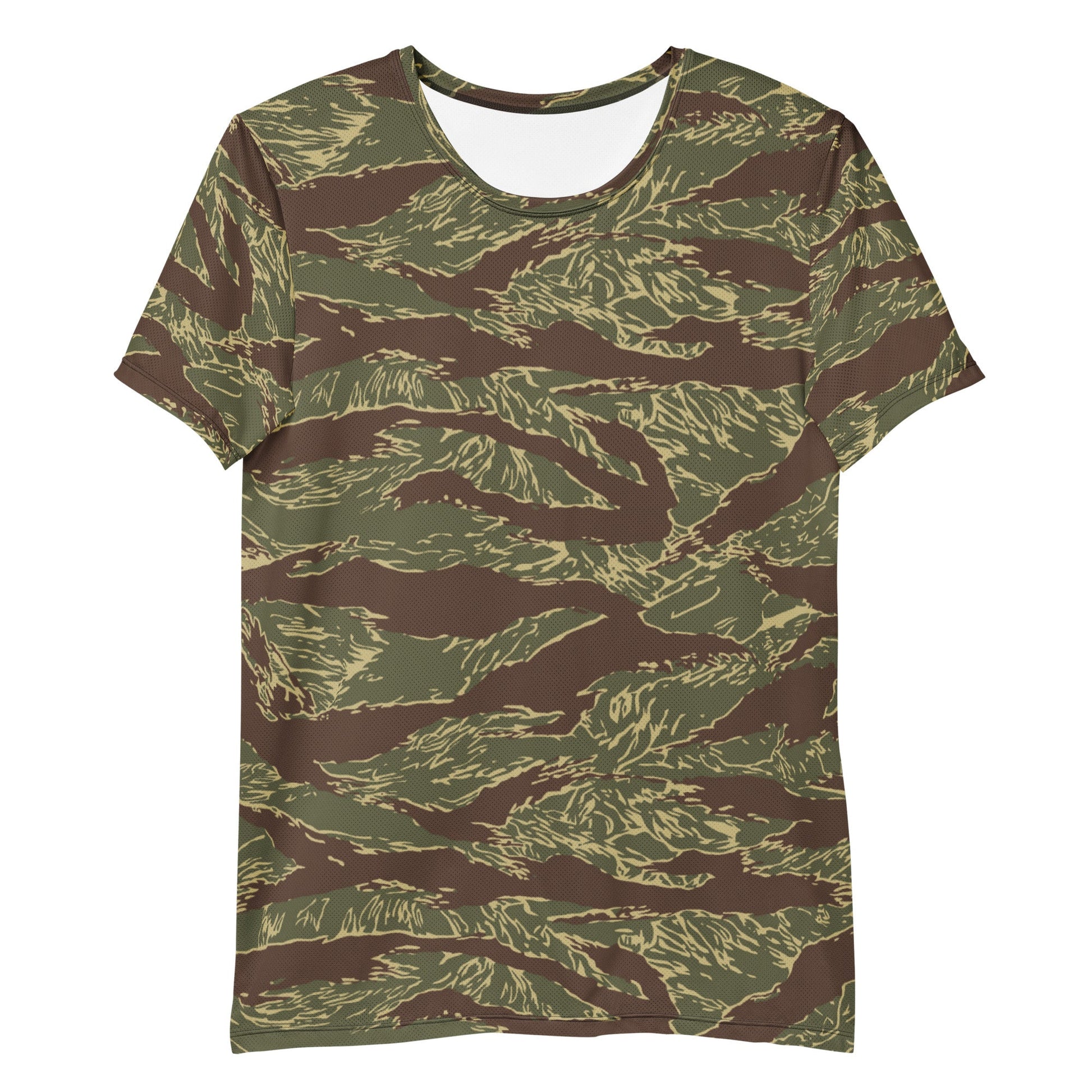 Rhodesian Tiger Stripe CAMO Mens athletic t-shirt - Athletic T-Shirts