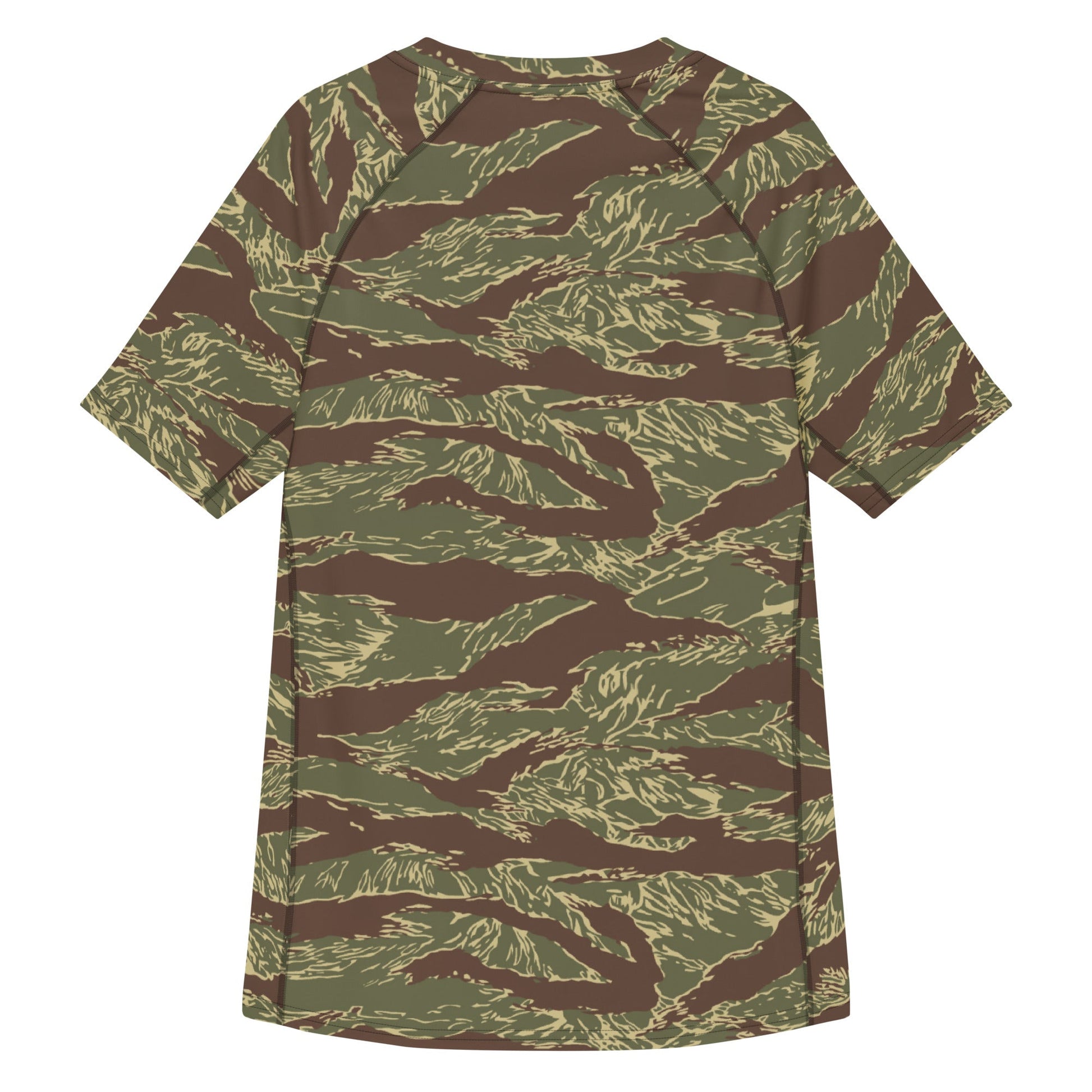 Rhodesian Tiger Stripe CAMO Mens Short-Sleeve Rash Guard