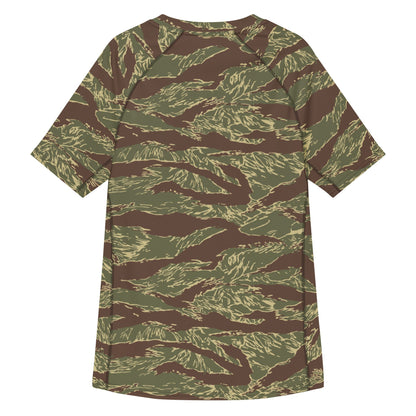 Rhodesian Tiger Stripe CAMO Mens Short-Sleeve Rash Guard