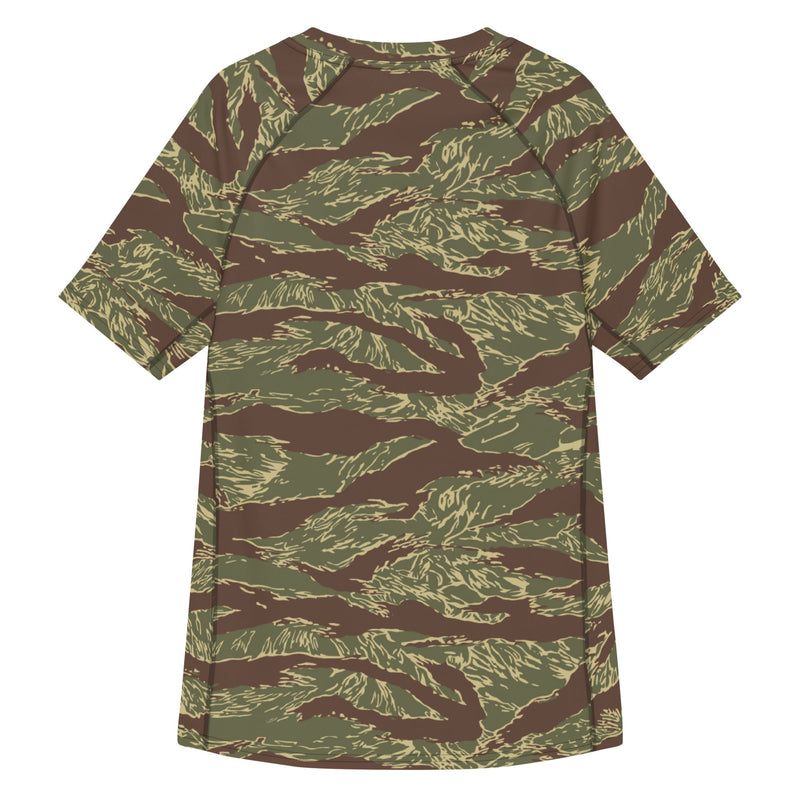 Tiger Stripe Rhodesian CAMO Mens Short-Sleeve Rash Guard - SS