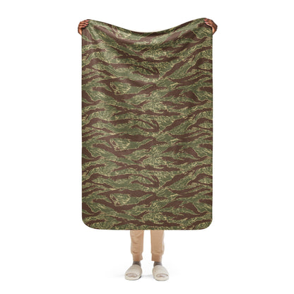Rhodesian Tiger Stripe CAMO Sherpa blanket - 37″×57″ - Blanket