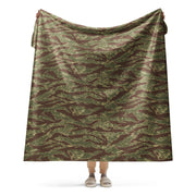 Tiger Stripe Rhodesian CAMO Sherpa Blanket - 60″×80″