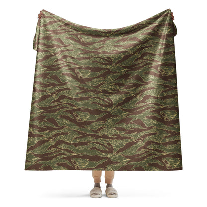 Rhodesian Tiger Stripe CAMO Sherpa blanket - 60″×80″ - Blanket
