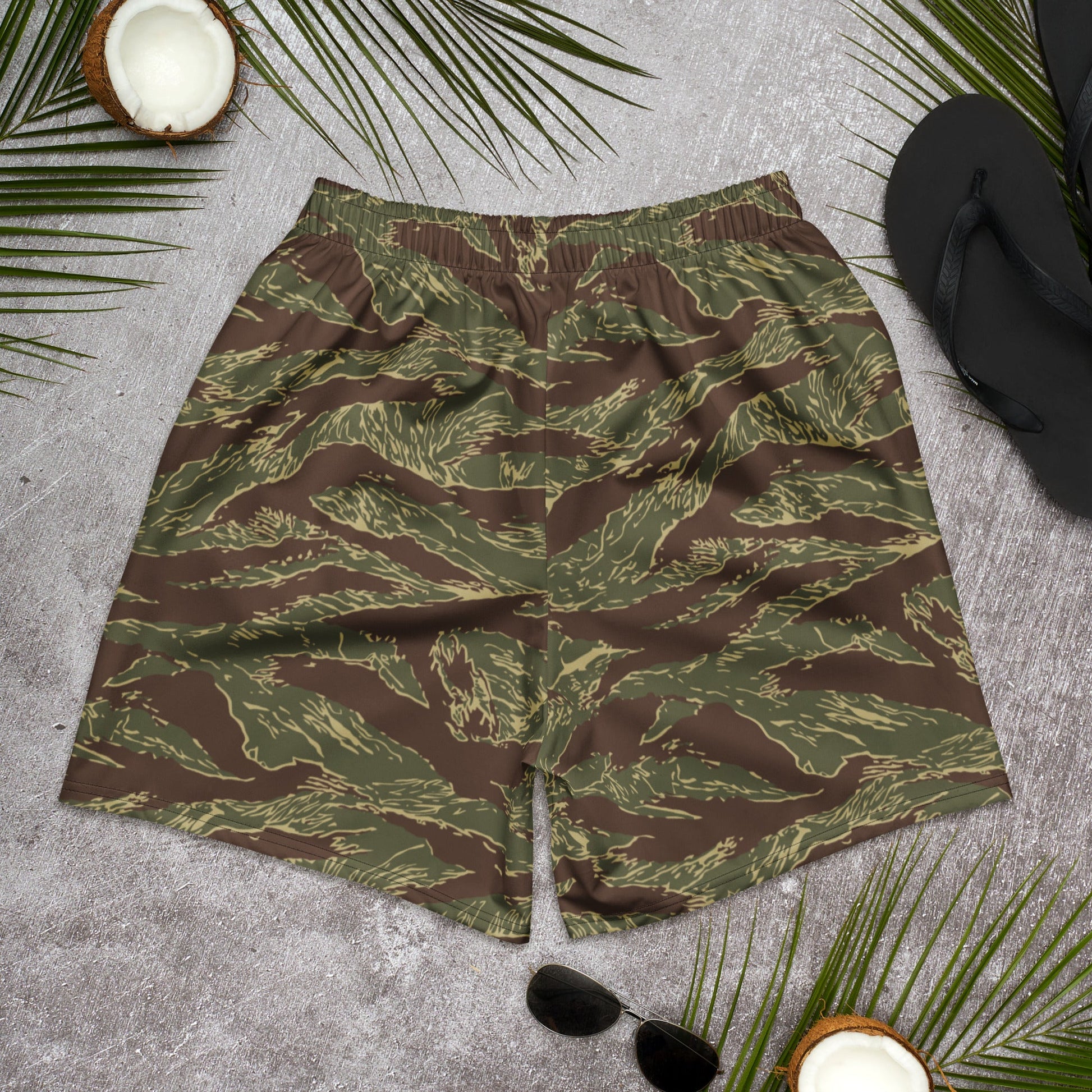 Rhodesian Tiger Stripe CAMO Unisex Athletic Long Shorts