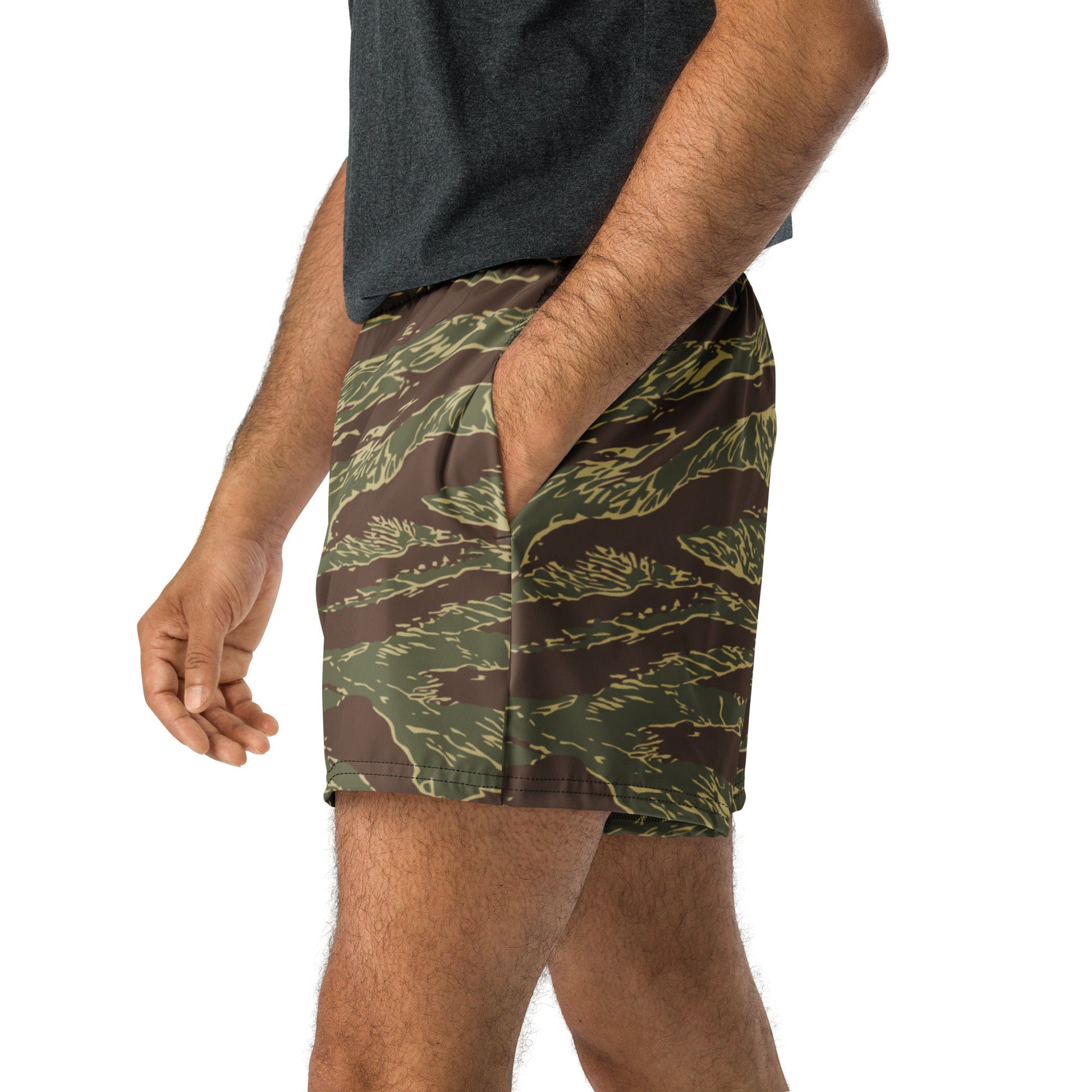 Rhodesian Tiger Stripe CAMO Unisex Athletic Shorts - XS