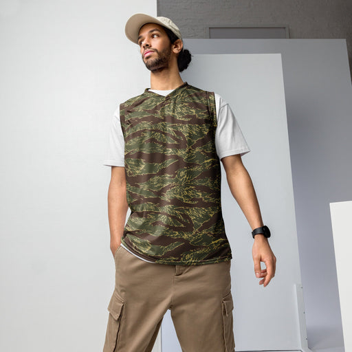Tiger Stripe Rhodesian CAMO Unisex Basketball Jersey - 2XS
