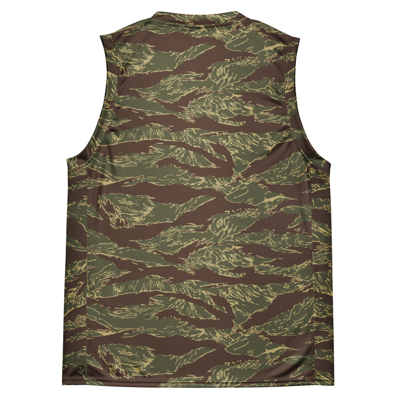 Tiger Stripe Rhodesian CAMO Unisex Basketball Jersey