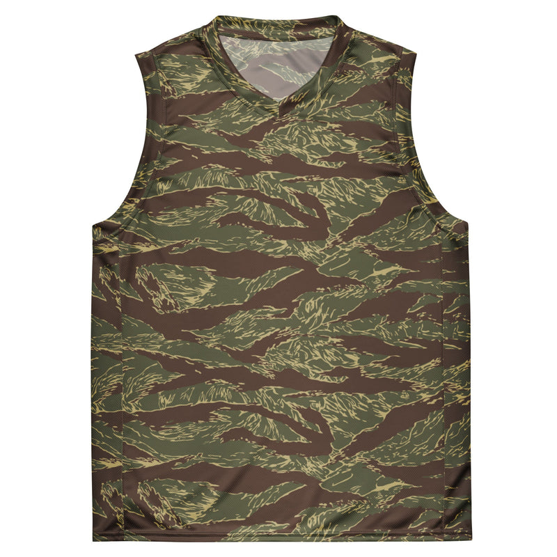 Tiger Stripe Rhodesian CAMO Unisex Basketball Jersey
